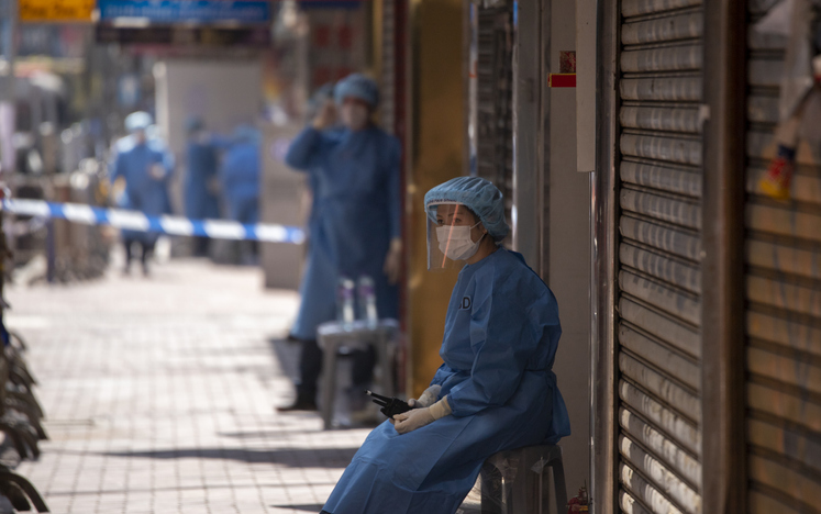 Sanitarios en pandemia