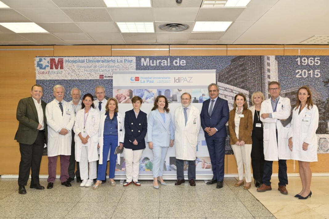 La consejera de Sanidad de Madrid Fátima Matute en un acto sobre IA en el Hospital La Paz de Madrid