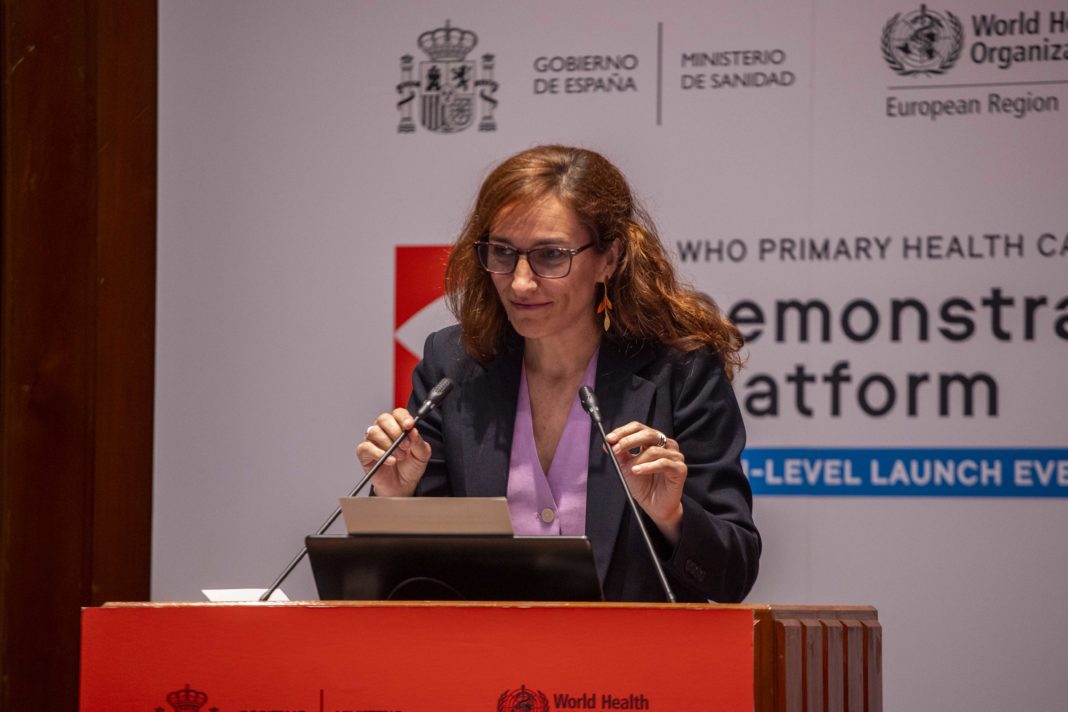 Mónica García presenta las fortalezas del SNS en la primera Plataforma de Demostración de AP celebrada en España