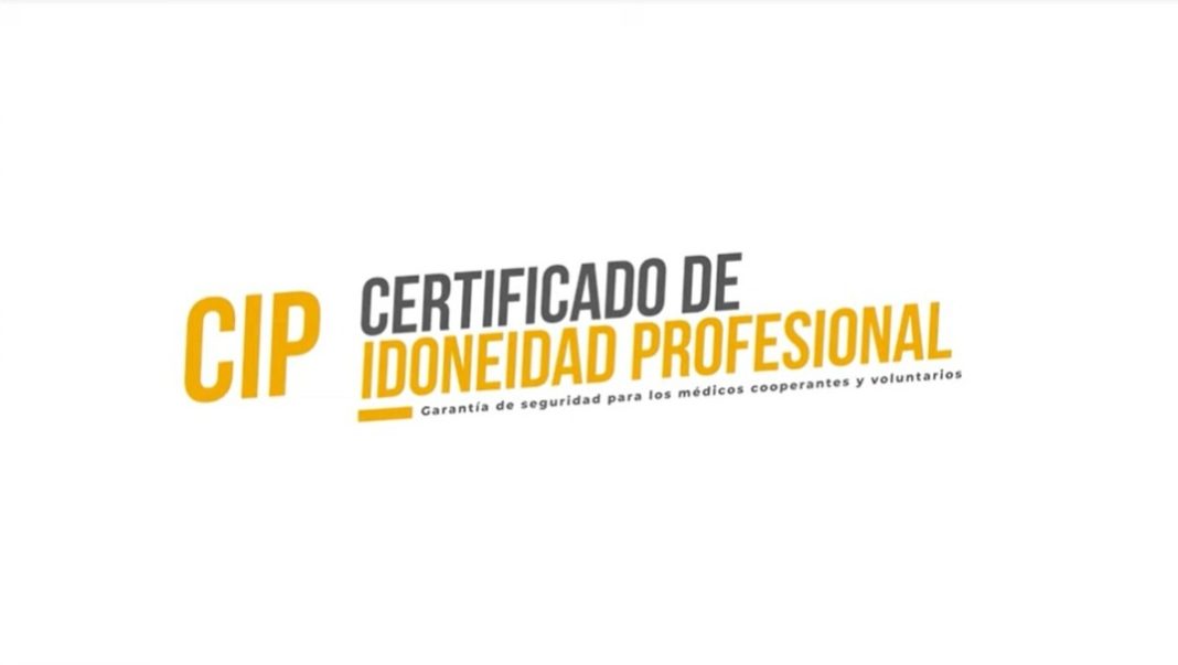 Certificado de Idoneidad Profesional